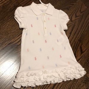 NEW! Baby Girl Ralph Lauren Polo Dress